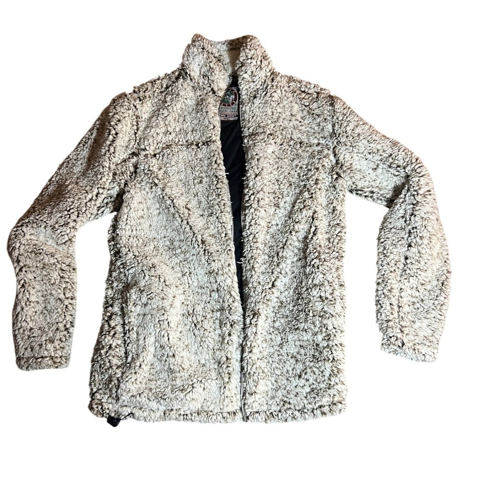 Cabin Fever Creek Ramatex Sherpa Fleece Jacket Full‎ Zip Collar Women Medium